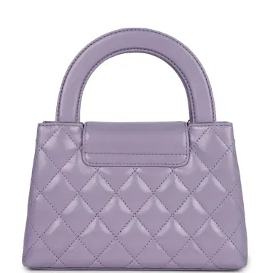 Chanel Chanel Small Kelly Shopper Light Purple Shiny Aged Calfskin Brushed Gold Hardware | Thumbnail 5 Chanel Chanel Small Kelly Shopper Light Purple Shiny Aged Calfskin Brushed Gold Hardware | Thumbnail 5
