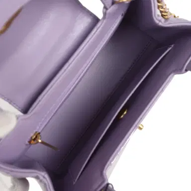 Chanel Chanel Small Kelly Shopper Light Purple Shiny Aged Calfskin Brushed Gold Hardware | Thumbnail 8 Chanel Chanel Small Kelly Shopper Light Purple Shiny Aged Calfskin Brushed Gold Hardware | Thumbnail 8