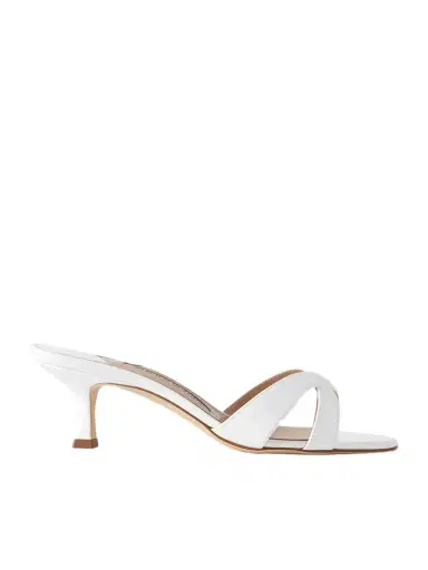 Manolo Blahnik Callamu 50 Patent Leather Mules | Thumbnail 1 Manolo Blahnik Callamu 50 Patent Leather Mules | Thumbnail 1