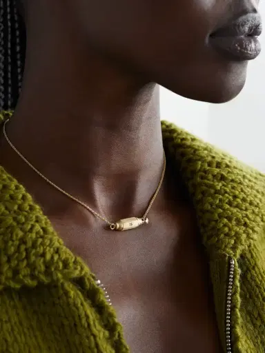 Marie Lichtenberg Micro Coco Locket 18-karat Gold Diamond Necklace | Thumbnail 2 Marie Lichtenberg Micro Coco Locket 18-karat Gold Diamond Necklace | Thumbnail 2