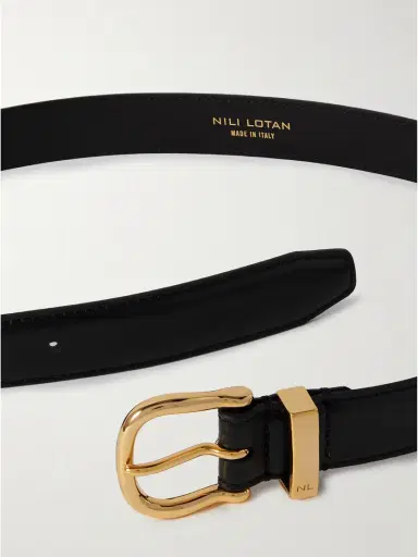 Nili Lotan Louise Leather Belt | Thumbnail 3 Nili Lotan Louise Leather Belt | Thumbnail 3