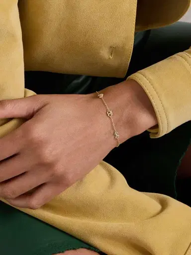 Alison Lou Carbs By The Yard 14-karat Gold Bracelet | Thumbnail 2 Alison Lou Carbs By The Yard 14-karat Gold Bracelet | Thumbnail 2