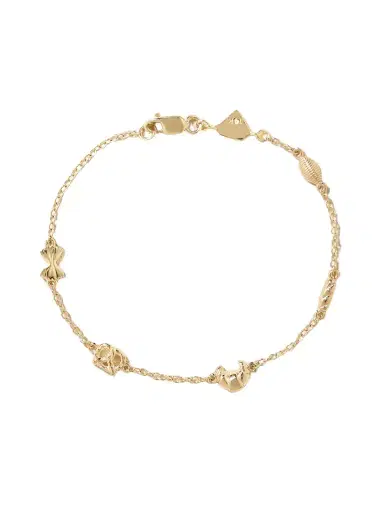 Alison Lou Carbs By The Yard 14-karat Gold Bracelet | Thumbnail 1 Alison Lou Carbs By The Yard 14-karat Gold Bracelet | Thumbnail 1