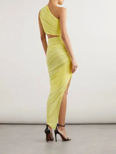 Alaïa One-shoulder Cutout Stretch-jersey Midi Dress | Thumbnail 3 Alaïa One-shoulder Cutout Stretch-jersey Midi Dress | Thumbnail 3