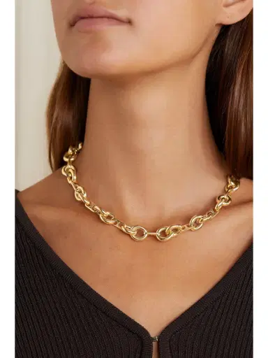 Lauren Rubinski Medium 14-karat Gold Necklace | Thumbnail 5 Lauren Rubinski Medium 14-karat Gold Necklace | Thumbnail 5