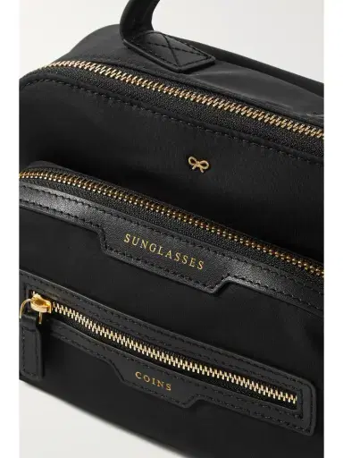 Anya Hindmarch + Net Sustain Leather-trimmed Recycled Shell Shoulder Bag | Thumbnail 4 Anya Hindmarch + Net Sustain Leather-trimmed Recycled Shell Shoulder Bag | Thumbnail 4