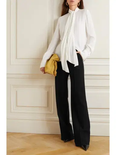 Another Tomorrow + Net Sustain Stretch-merino Wool Wide-leg Pants | Thumbnail 2 Another Tomorrow + Net Sustain Stretch-merino Wool Wide-leg Pants | Thumbnail 2