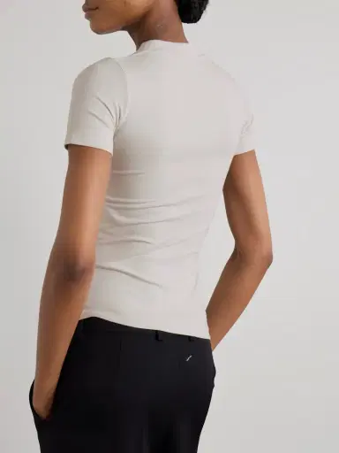 Balenciaga Embroidered Stretch-cotton T-shirt | Thumbnail 4 Balenciaga Embroidered Stretch-cotton T-shirt | Thumbnail 4