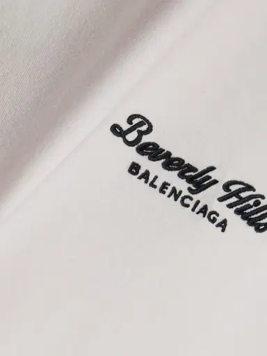 Balenciaga Embroidered Stretch-cotton T-shirt | Thumbnail 5 Balenciaga Embroidered Stretch-cotton T-shirt | Thumbnail 5