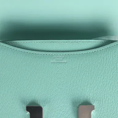 HERMÈS Hermes Constance 18 Aqua Chevre Palladium Hardware | Thumbnail 8 HERMÈS Hermes Constance 18 Aqua Chevre Palladium Hardware | Thumbnail 8