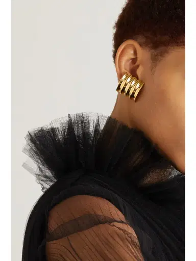 Khaite Julius Gold-plated Earrings | Thumbnail 2 Khaite Julius Gold-plated Earrings | Thumbnail 2