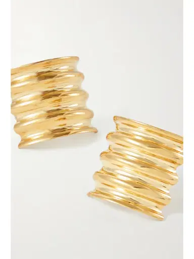 Khaite Julius Gold-plated Earrings | Thumbnail 4 Khaite Julius Gold-plated Earrings | Thumbnail 4