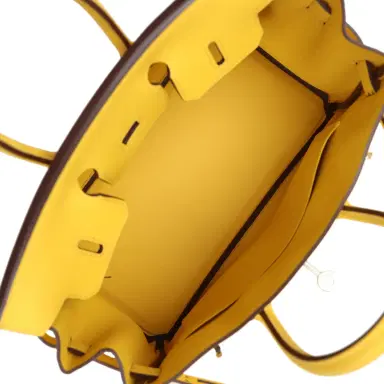 HERMÈS Hermes Birkin 25 Jaune de Naples Swift Palladium Hardware | Thumbnail 8 HERMÈS Hermes Birkin 25 Jaune de Naples Swift Palladium Hardware | Thumbnail 8