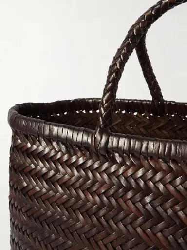 Dragon Diffusion Bamboo Triple Jump Woven Leather Tote | Thumbnail 4 Dragon Diffusion Bamboo Triple Jump Woven Leather Tote | Thumbnail 4
