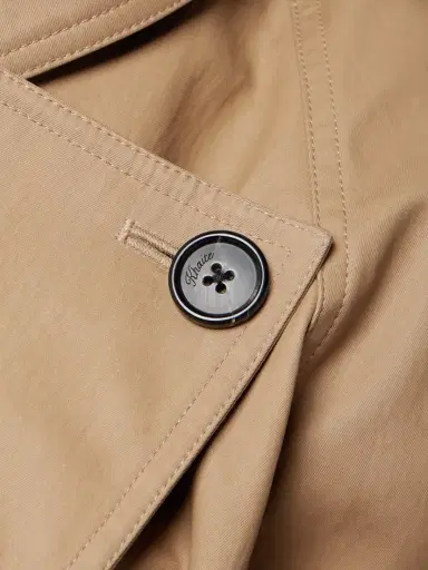 Khaite Hammond Cropped Belted Cotton-blend Twill Trench Coat | Thumbnail 5 Khaite Hammond Cropped Belted Cotton-blend Twill Trench Coat | Thumbnail 5