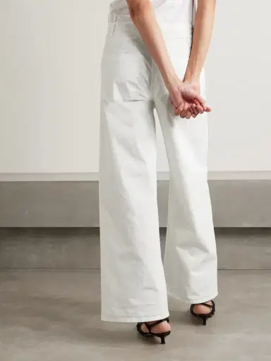 Nili Lotan Megan Cotton-blend Twill Wide-leg Pants | Thumbnail 4 Nili Lotan Megan Cotton-blend Twill Wide-leg Pants | Thumbnail 4