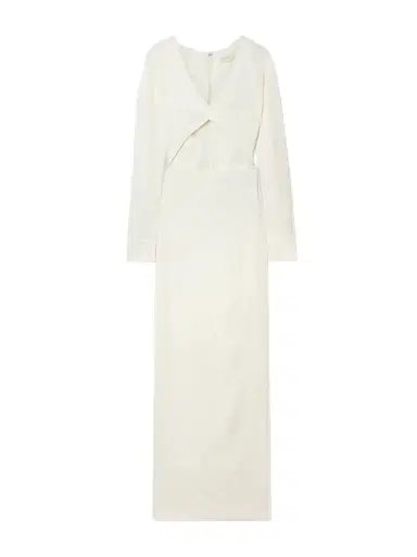 Lapointe Cutout Crepe Maxi Dress | Thumbnail 1 Lapointe Cutout Crepe Maxi Dress | Thumbnail 1