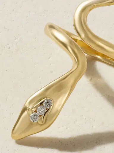 Ileana Makri Cobra 18-karat Gold Diamond Ring | Thumbnail 4 Ileana Makri Cobra 18-karat Gold Diamond Ring | Thumbnail 4