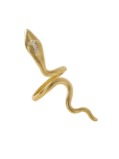 Ileana Makri Cobra 18-karat Gold Diamond Ring | Thumbnail 1 Ileana Makri Cobra 18-karat Gold Diamond Ring | Thumbnail 1