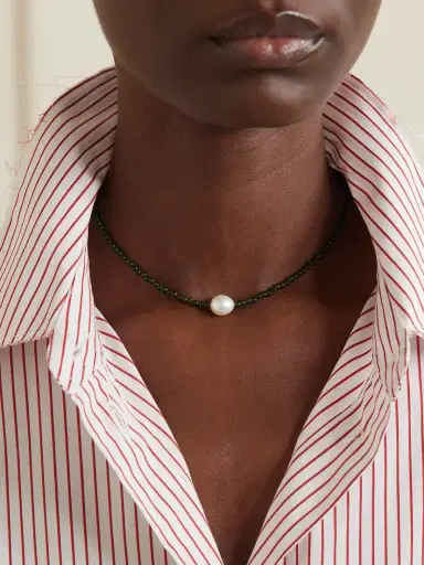 Sophie Buhai Mermaid Jade And Pearl Necklace | Thumbnail 6 Sophie Buhai Mermaid Jade And Pearl Necklace | Thumbnail 6