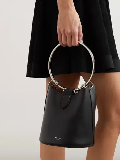 Alaïa Ring Leather Bucket Bag | Thumbnail 2 Alaïa Ring Leather Bucket Bag | Thumbnail 2