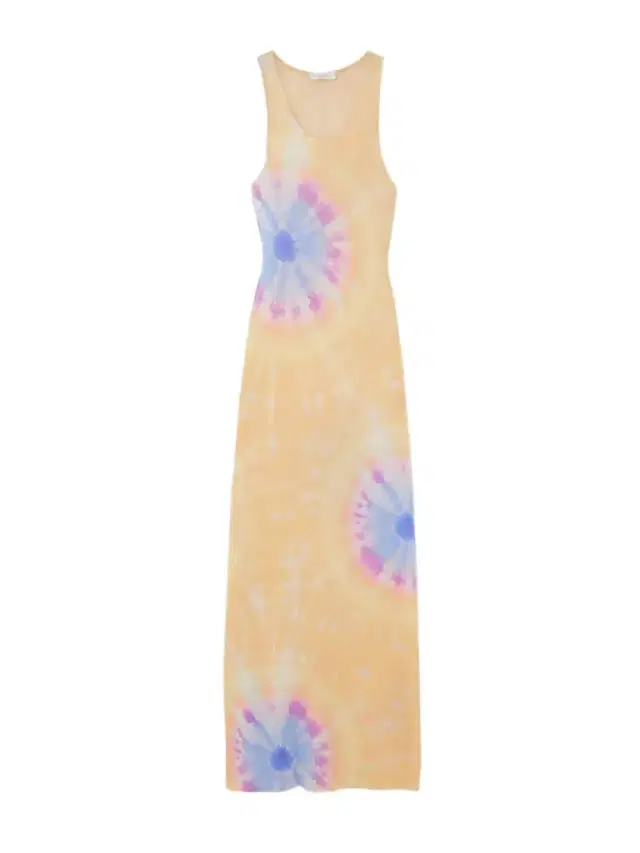 Second Skin Tie-dyed Stretch-jersey Maxi Dress