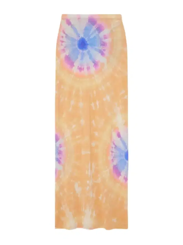 Second Skin Tie-dyed Stretch-jersey Maxi Skirt