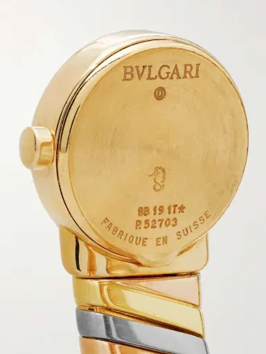 Stephanie Windsor + Bvlgari Vintage 1990s Serpenti Tubogas 19mm 18-karat Yellow, White And Rose Gold Watch | Thumbnail 4 Stephanie Windsor + Bvlgari Vintage 1990s Serpenti Tubogas 19mm 18-karat Yellow, White And Rose Gold Watch | Thumbnail 4