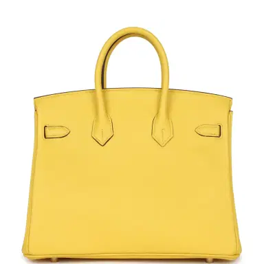 HERMÈS Hermes Birkin 25 Jaune de Naples Togo Gold Hardware | Thumbnail 5 HERMÈS Hermes Birkin 25 Jaune de Naples Togo Gold Hardware | Thumbnail 5