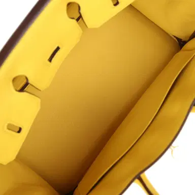HERMÈS Hermes Birkin 25 Jaune de Naples Togo Gold Hardware | Thumbnail 8 HERMÈS Hermes Birkin 25 Jaune de Naples Togo Gold Hardware | Thumbnail 8