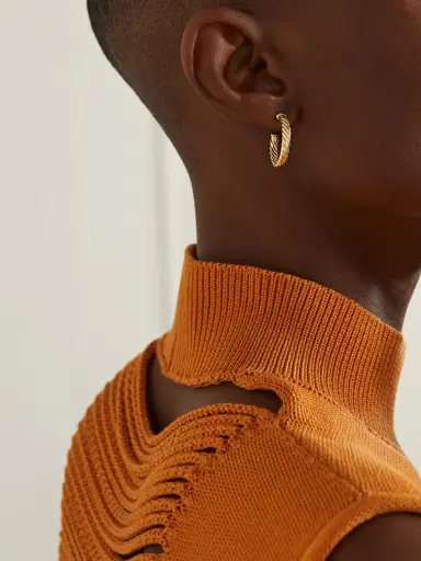 David Yurman Cable Spira 18-karat Gold Hoop Earrings | Thumbnail 2 David Yurman Cable Spira 18-karat Gold Hoop Earrings | Thumbnail 2