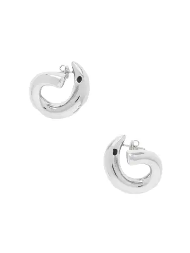 Bottega Veneta Sardine Silver Earrings | Thumbnail 1 Bottega Veneta Sardine Silver Earrings | Thumbnail 1