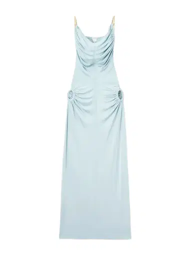 Bottega Veneta Cutout Crepe Midi Dress | Thumbnail 1 Bottega Veneta Cutout Crepe Midi Dress | Thumbnail 1