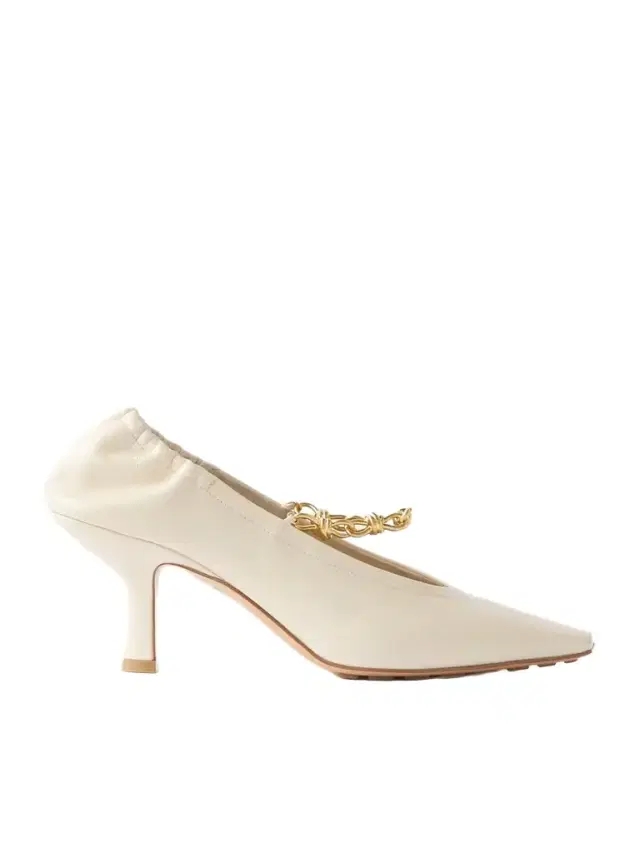 Melbourne Embellished Glossed Crinkled-leather Pumps