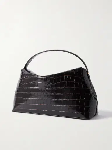 TOTEME T-lock Croc-effect Leather Shoulder Bag | Thumbnail 3 TOTEME T-lock Croc-effect Leather Shoulder Bag | Thumbnail 3