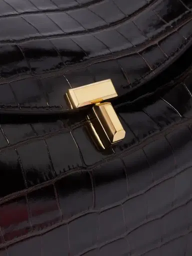 TOTEME T-lock Croc-effect Leather Shoulder Bag | Thumbnail 4 TOTEME T-lock Croc-effect Leather Shoulder Bag | Thumbnail 4