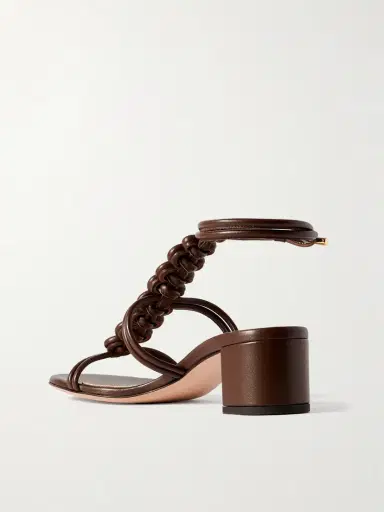 Gianvito Rossi Capua 45 Woven Leather Sandals | Thumbnail 3 Gianvito Rossi Capua 45 Woven Leather Sandals | Thumbnail 3