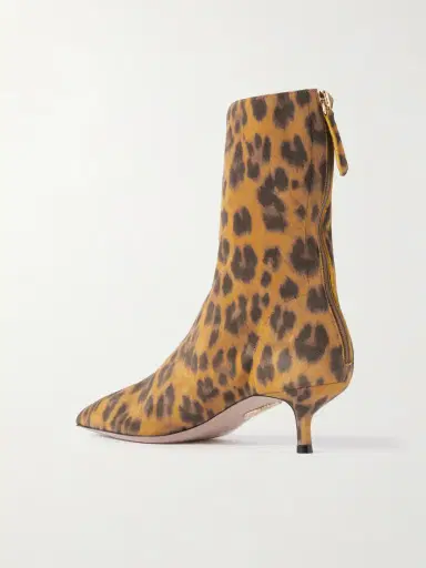 Aquazzura Montmartre 50 Leopard-print Suede Ankle Boots | Thumbnail 3 Aquazzura Montmartre 50 Leopard-print Suede Ankle Boots | Thumbnail 3