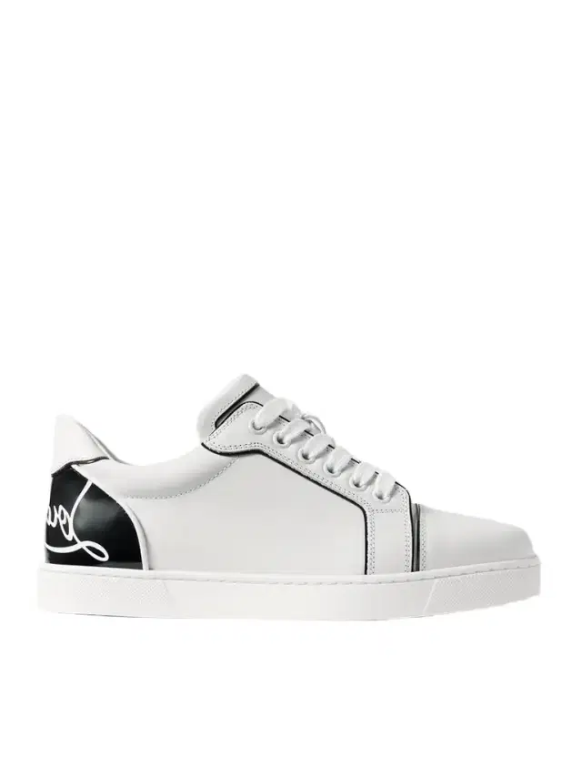 Fun Vieira Patent-leather Trimmed Leather Sneakers Fun Vieira Patent-leather Trimmed Leather Sneakers