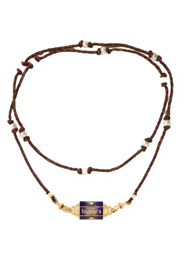 Marie Lichtenberg Amour Toujours Locket 18-karat Gold, Enamel, Pearl And Diamond Necklace | Thumbnail 1 Marie Lichtenberg Amour Toujours Locket 18-karat Gold, Enamel, Pearl And Diamond Necklace | Thumbnail 1