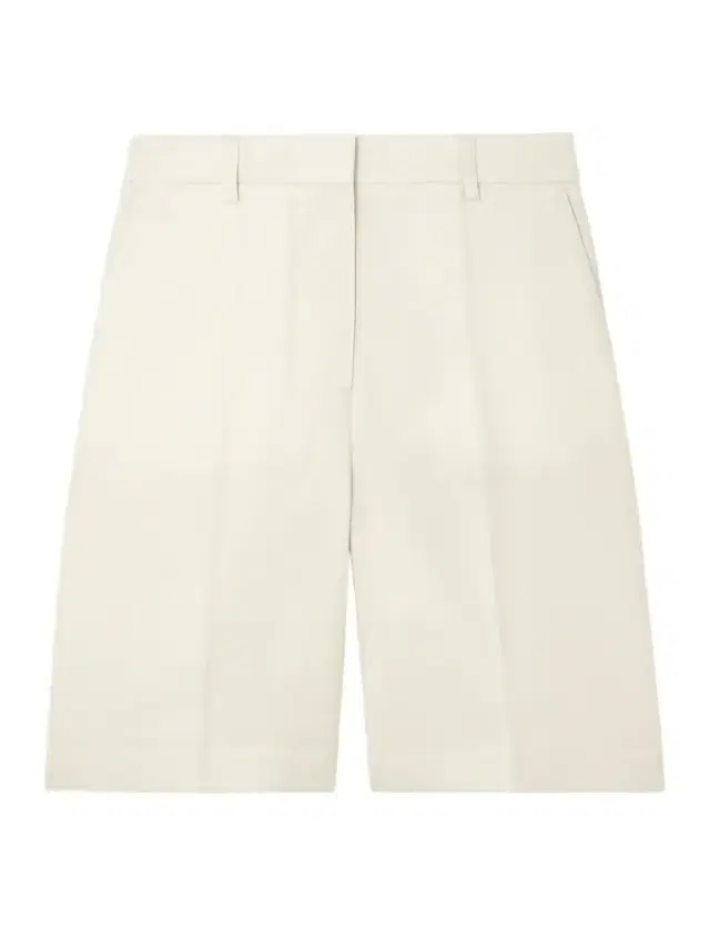 Pleated Grain De Poudre Shorts