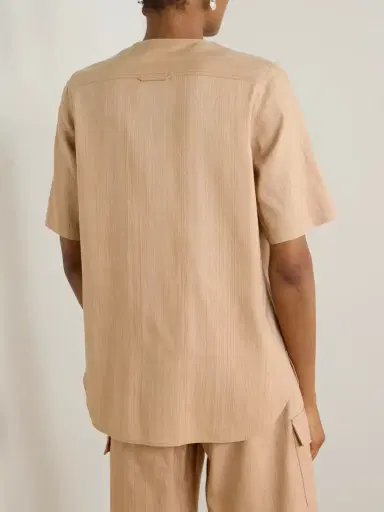 Loro Piana Textured-silk Shirt | Thumbnail 3 Loro Piana Textured-silk Shirt | Thumbnail 3