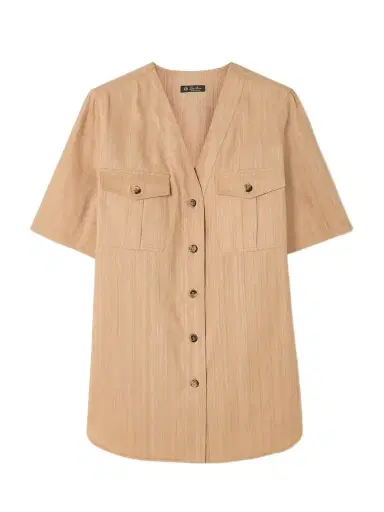 Loro Piana Textured-silk Shirt | Thumbnail 1 Loro Piana Textured-silk Shirt | Thumbnail 1