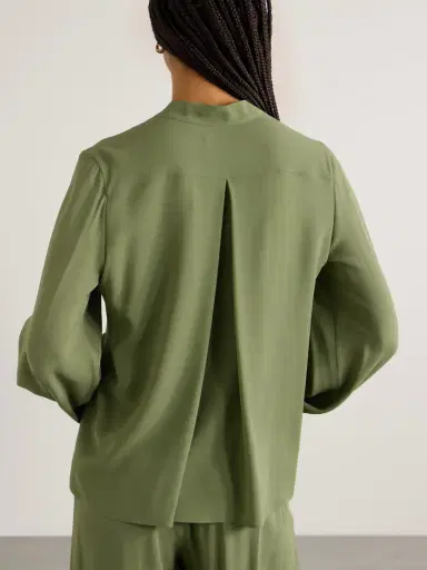 Loro Piana Sheryl Silk-crepe Blouse | Thumbnail 4 Loro Piana Sheryl Silk-crepe Blouse | Thumbnail 4