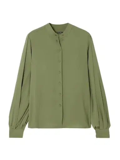 Loro Piana Sheryl Silk-crepe Blouse | Thumbnail 1 Loro Piana Sheryl Silk-crepe Blouse | Thumbnail 1