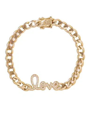 Sydney Evan Love 14-karat Gold Diamond Bracelet | Thumbnail 1 Sydney Evan Love 14-karat Gold Diamond Bracelet | Thumbnail 1