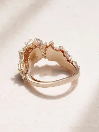 Ananya Scatter 18-karat Rose Gold Diamond Ring | Thumbnail 3 Ananya Scatter 18-karat Rose Gold Diamond Ring | Thumbnail 3