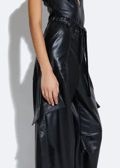 LAPOINTE Stretch Faux Leather Utility Pant | Thumbnail 3 LAPOINTE Stretch Faux Leather Utility Pant | Thumbnail 3