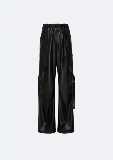 LAPOINTE Stretch Faux Leather Utility Pant | Thumbnail 4 LAPOINTE Stretch Faux Leather Utility Pant | Thumbnail 4