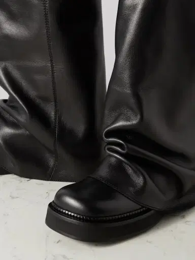 The Attico Robin Layered Leather Knee Boots | Thumbnail 4 The Attico Robin Layered Leather Knee Boots | Thumbnail 4
